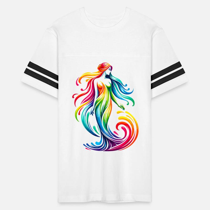 Virgo Zodiac Star Sign Vibrant Rainbow Design