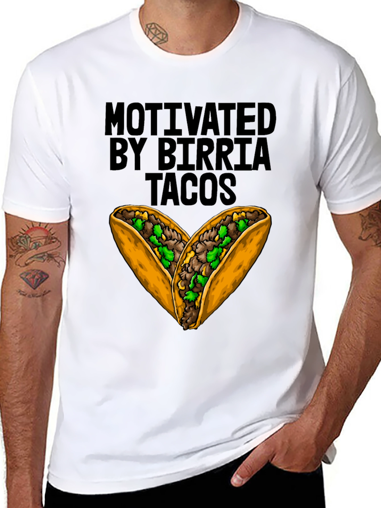 Motivated By Birria Tacos T-Shirt