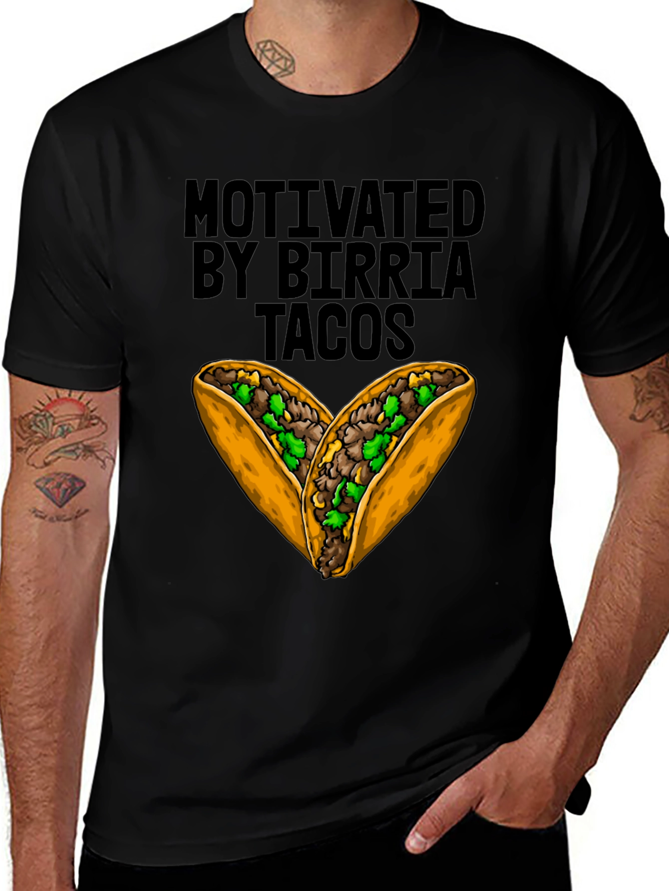 Motivated By Birria Tacos T-Shirt