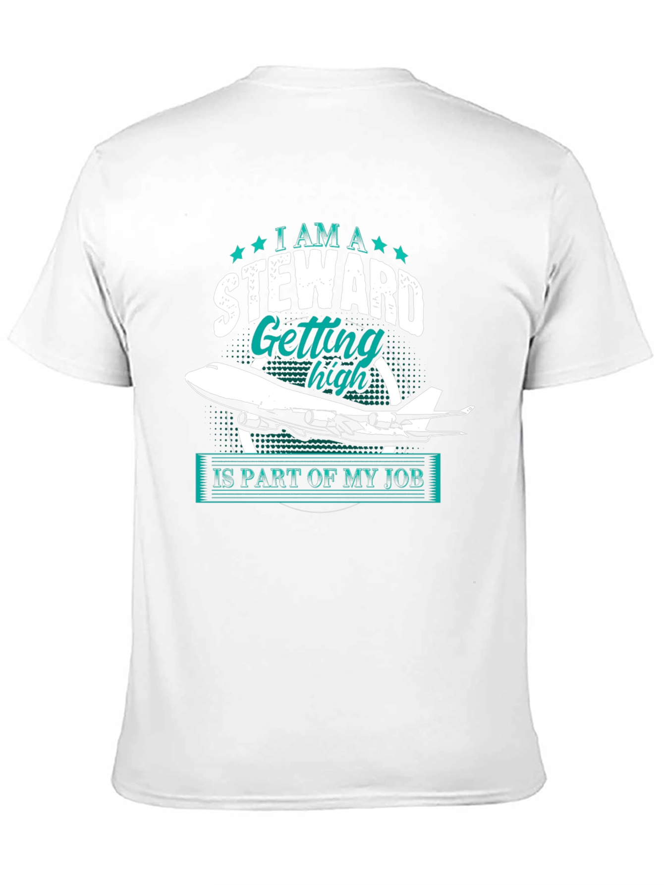 Steward Getting High T-Shirt - Flight Attendant Apparel