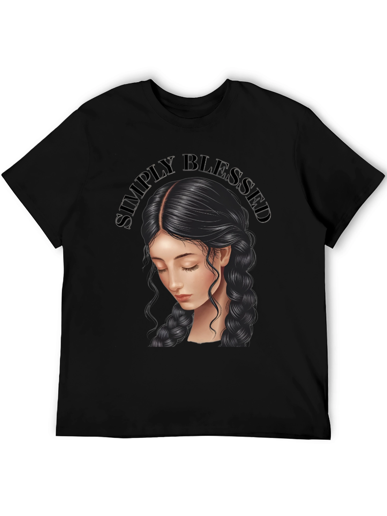 Simply Blessed Graphic T-Shirt - Black