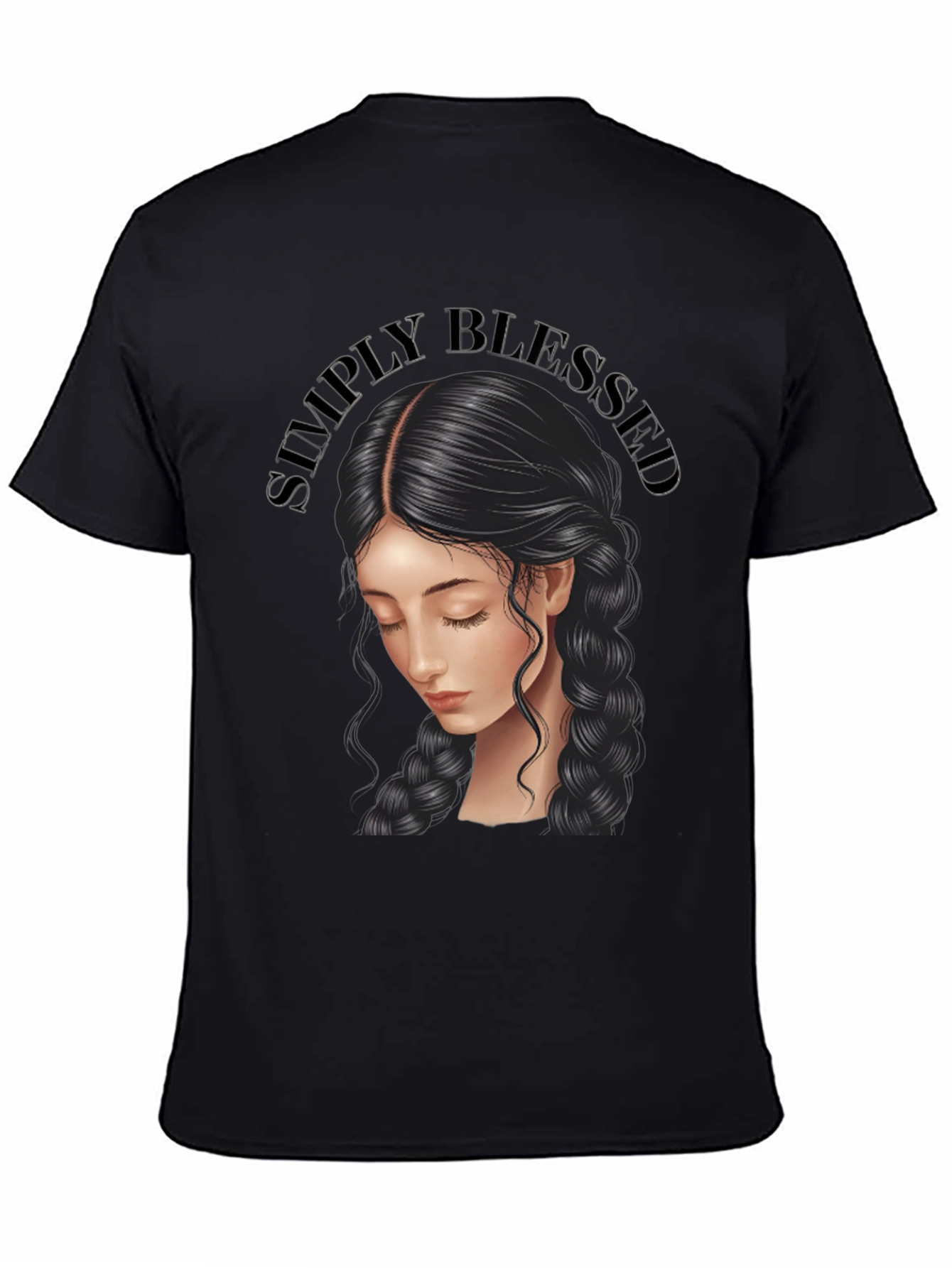 Simply Blessed Graphic T-Shirt - Black
