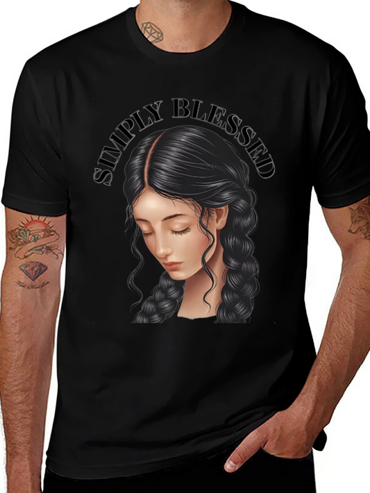 Simply Blessed Graphic T-Shirt - Black