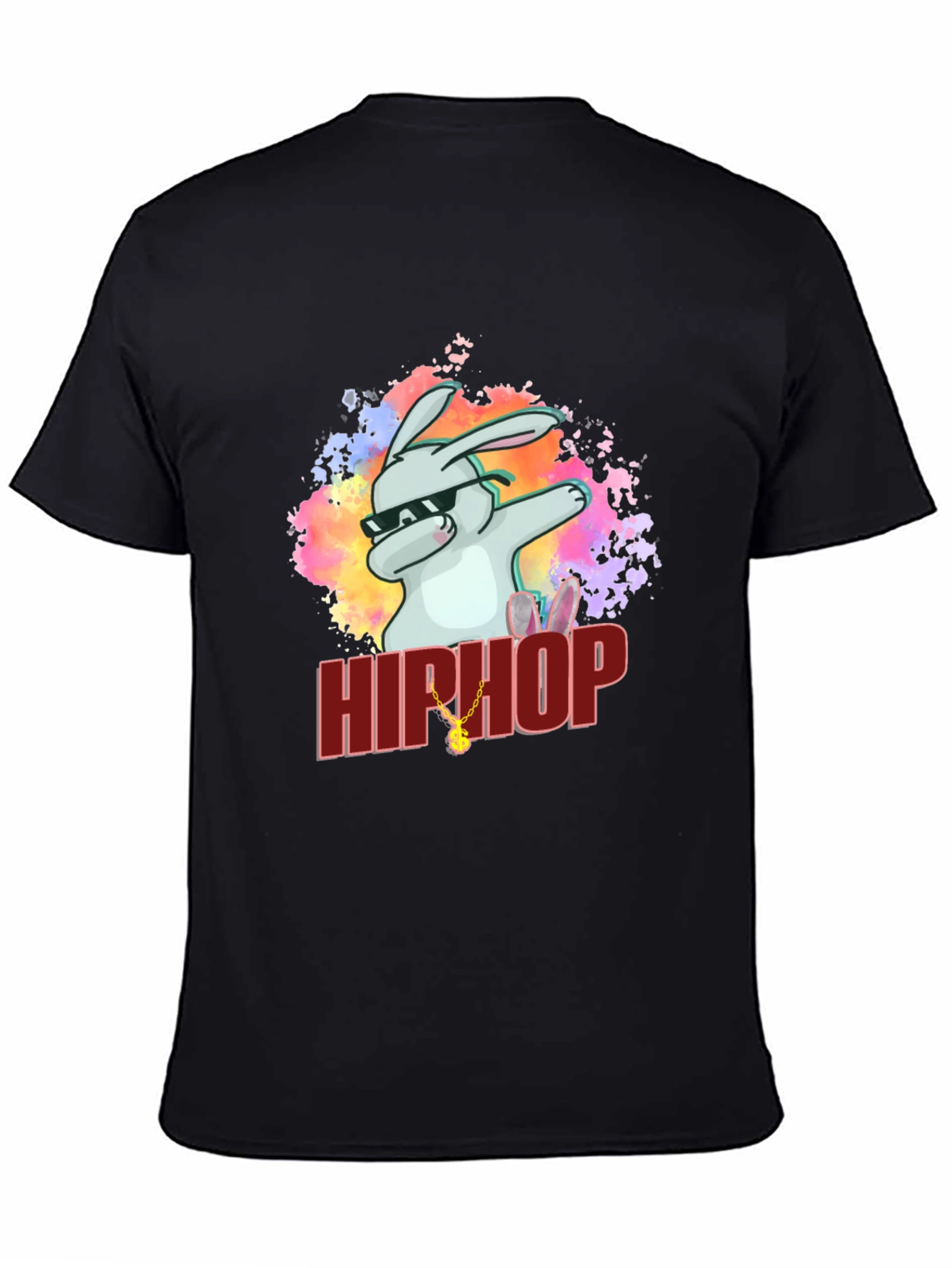 Hip Hop Rabbit Graphic T-Shirt - Cool & Trendy