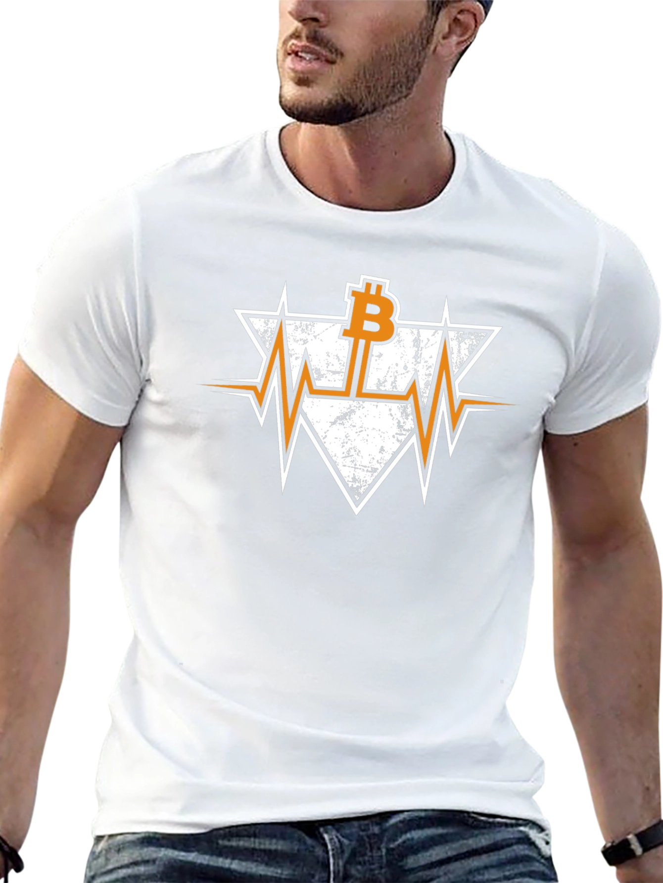 Bitcoin Heartbeat T-Shirt - Crypto Investor Tee