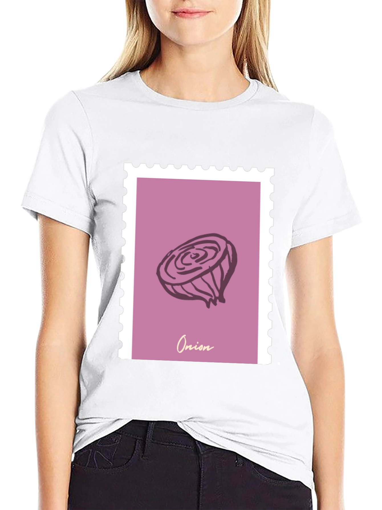 Onion Stamp Graphic T-Shirt
