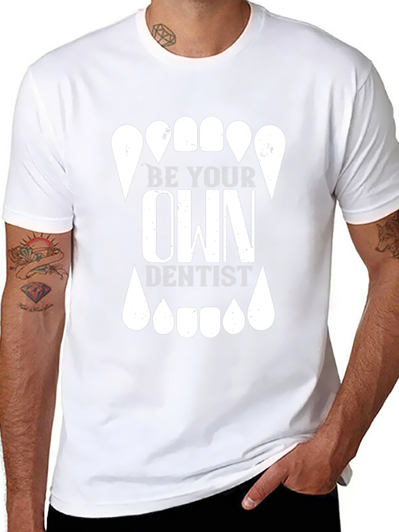Be Your Own Dentist Graphic T-Shirt - Novelty Tee
