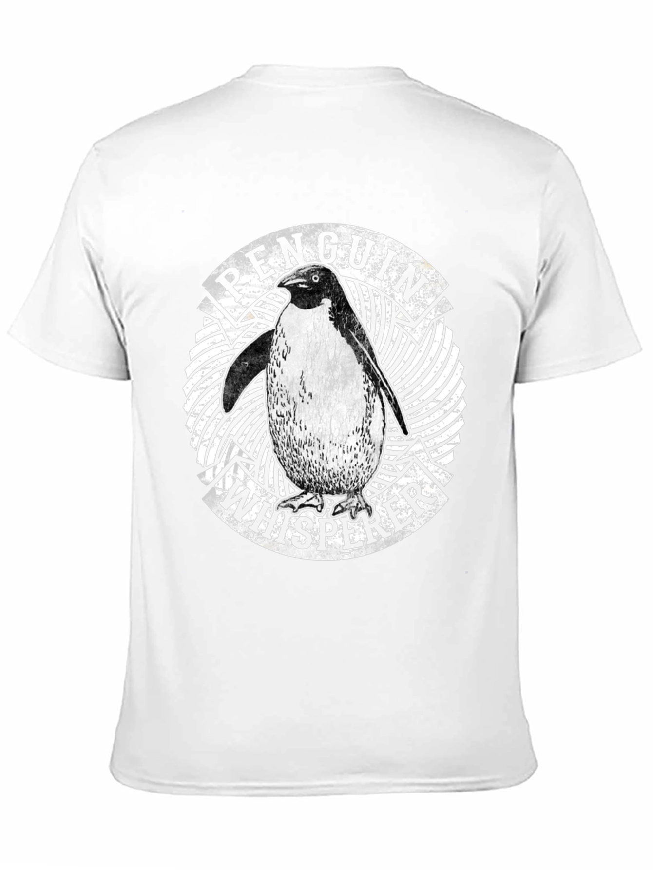 Penguin Whisperer Graphic T-Shirt - Black Cotton Tee