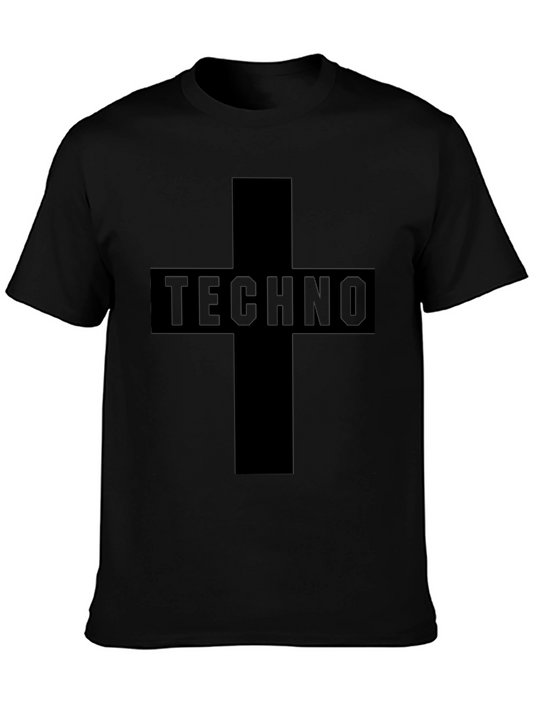 Techno Cross Graphic T-Shirt
