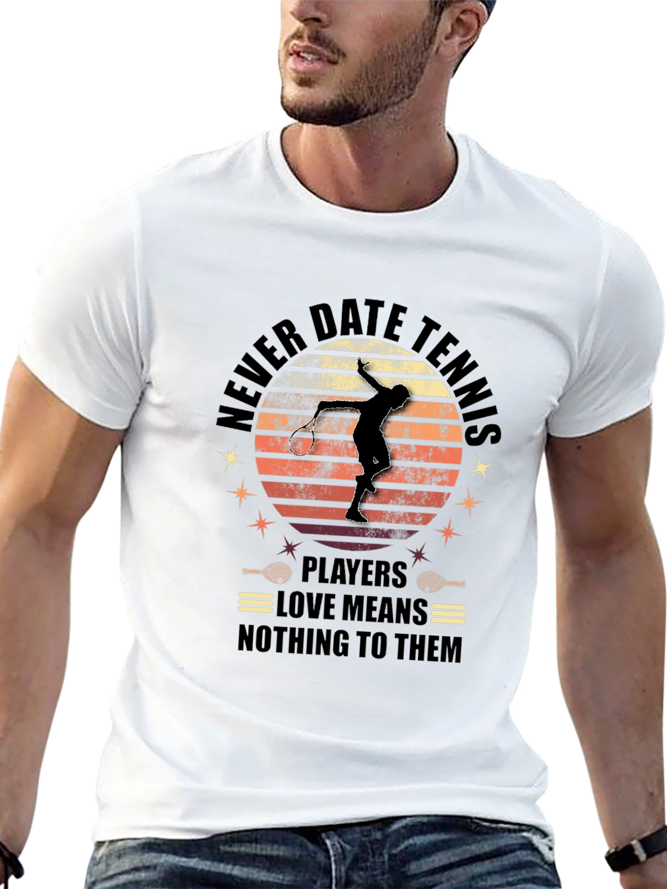 Never Date Tennis Players Graphic Tee