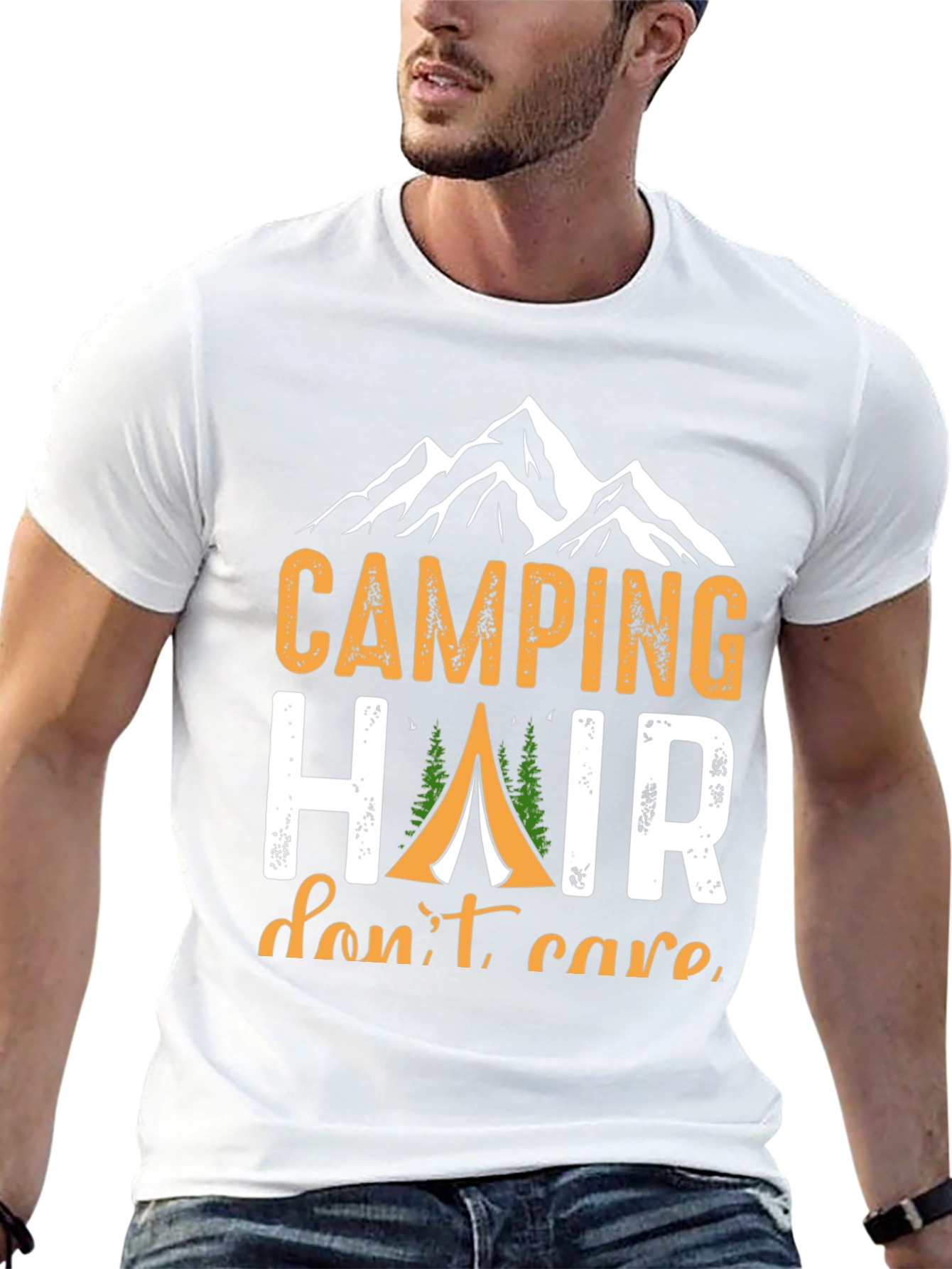 Camping Hair Dont Care T-Shirt