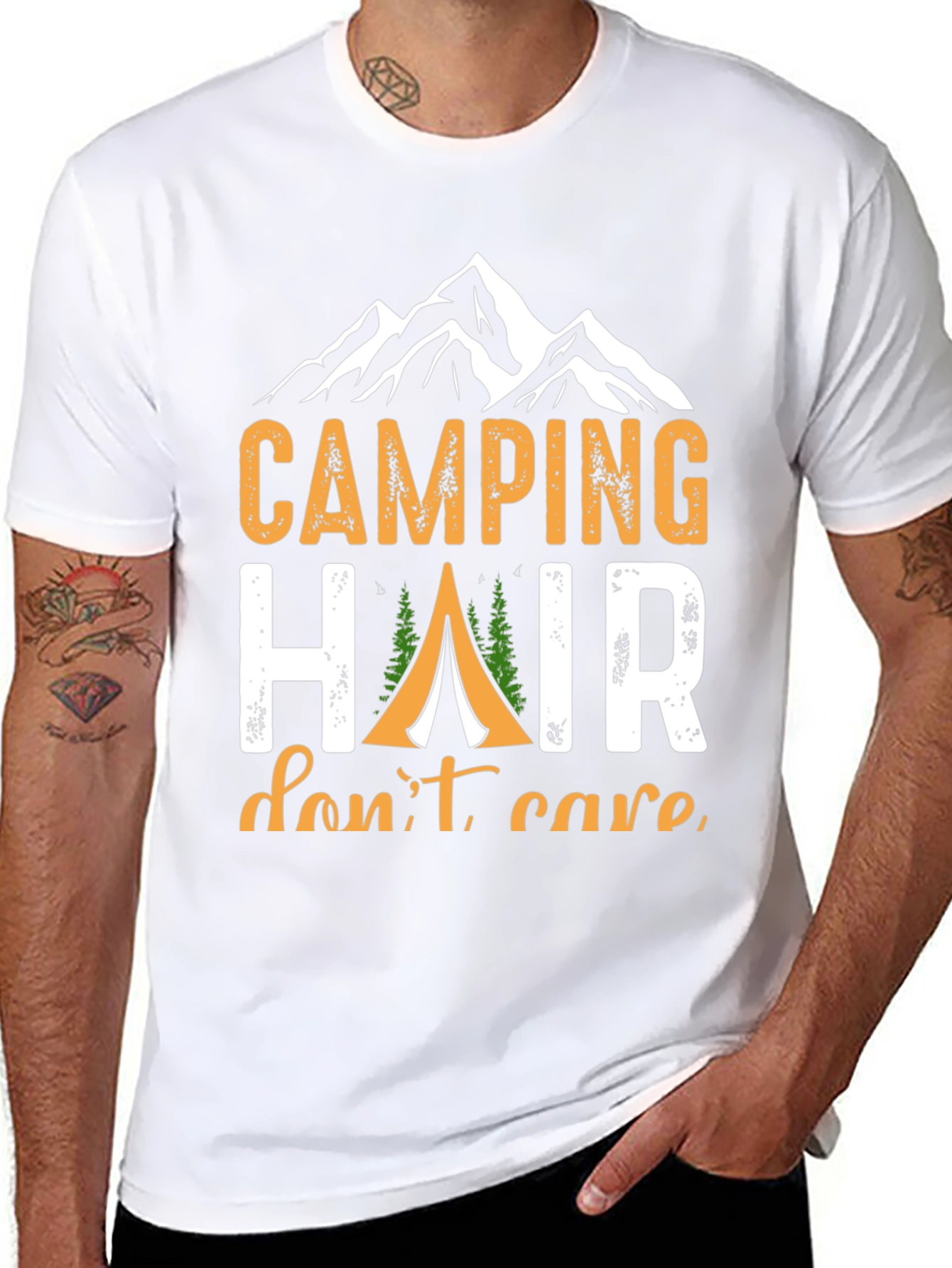 Camping Hair Dont Care T-Shirt