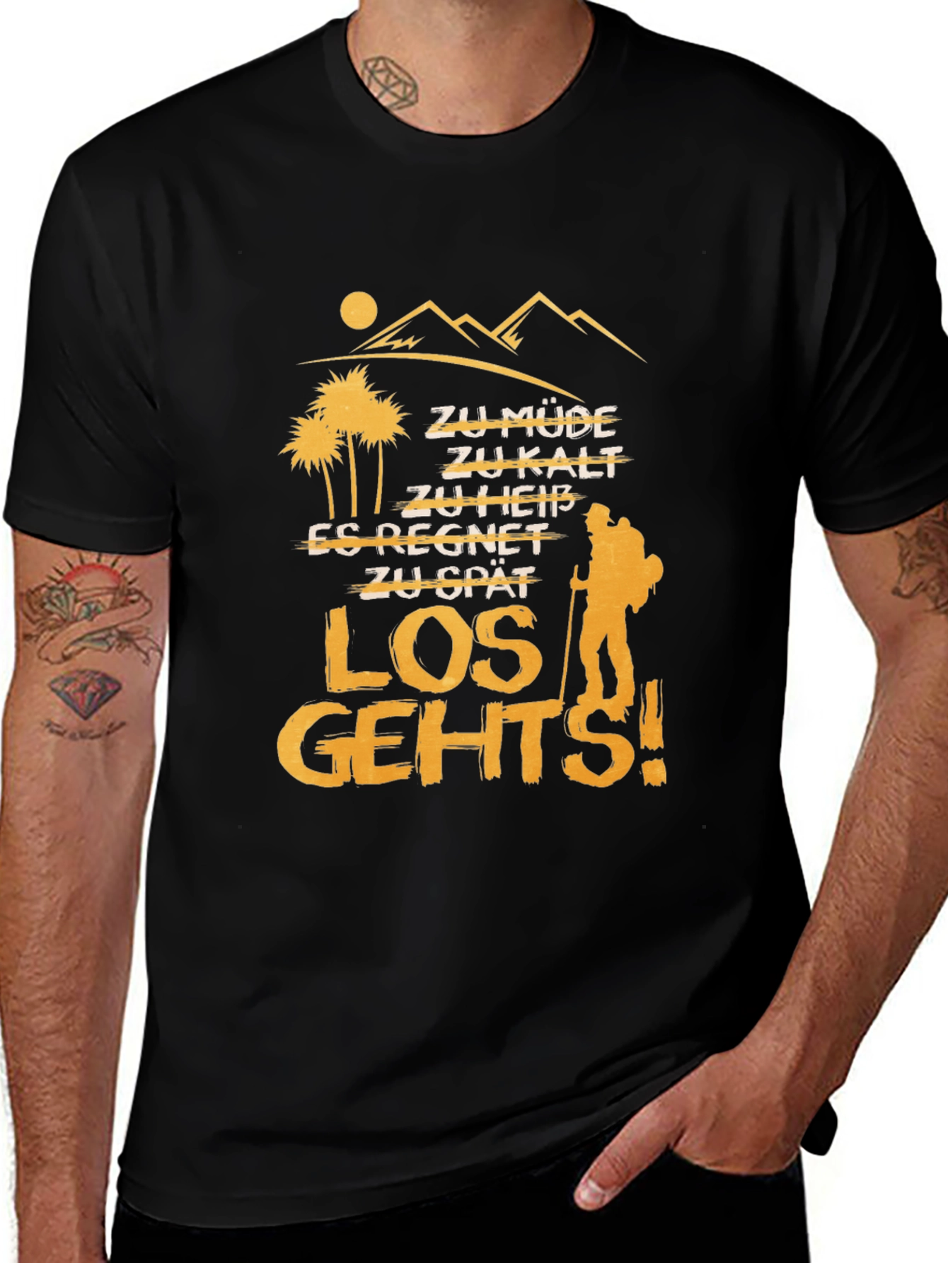 Adventurers Motivation T-Shirt - Hiking Gear