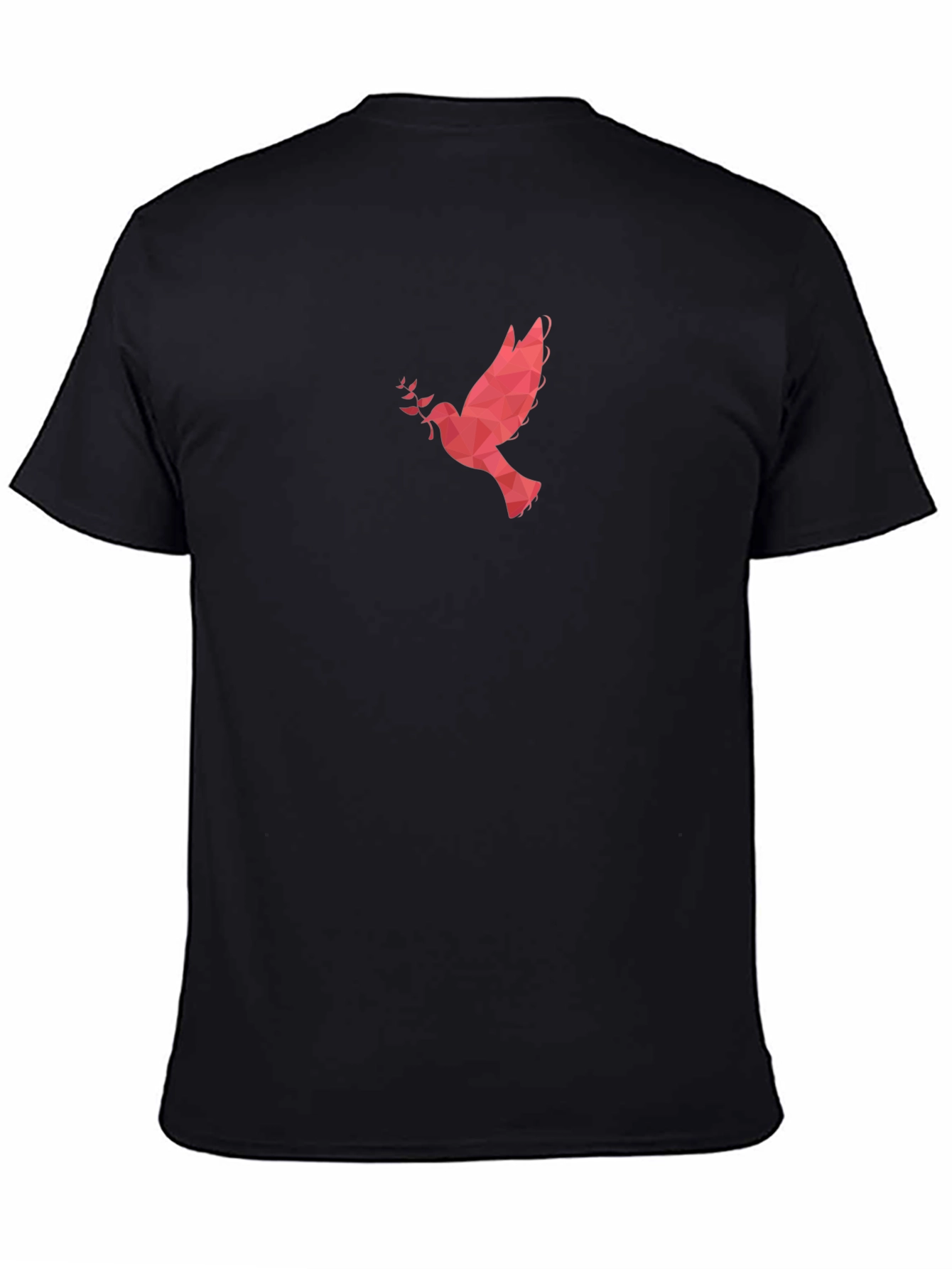 Geometric Dove Graphic Tee - Modern Style