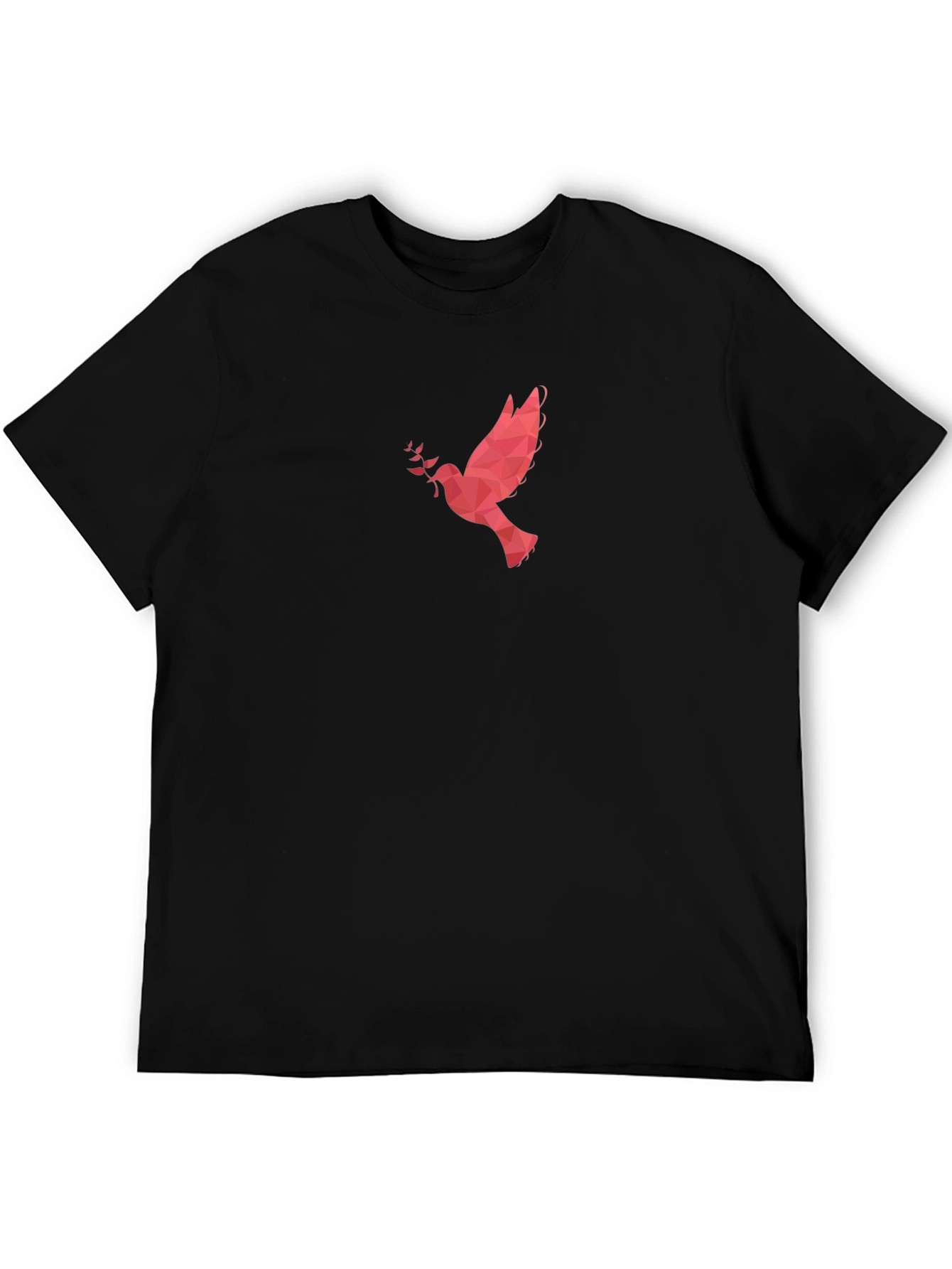 Geometric Dove Graphic Tee - Modern Style