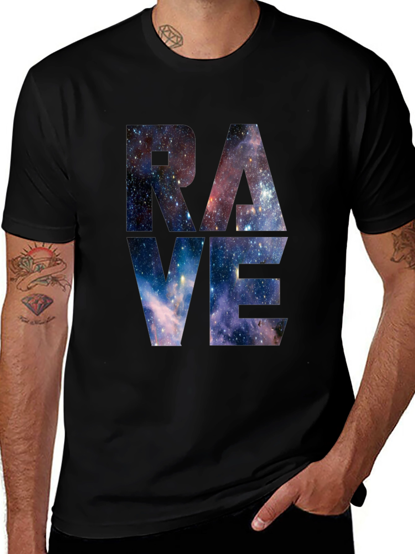 Rave Space Galaxy T-Shirt
