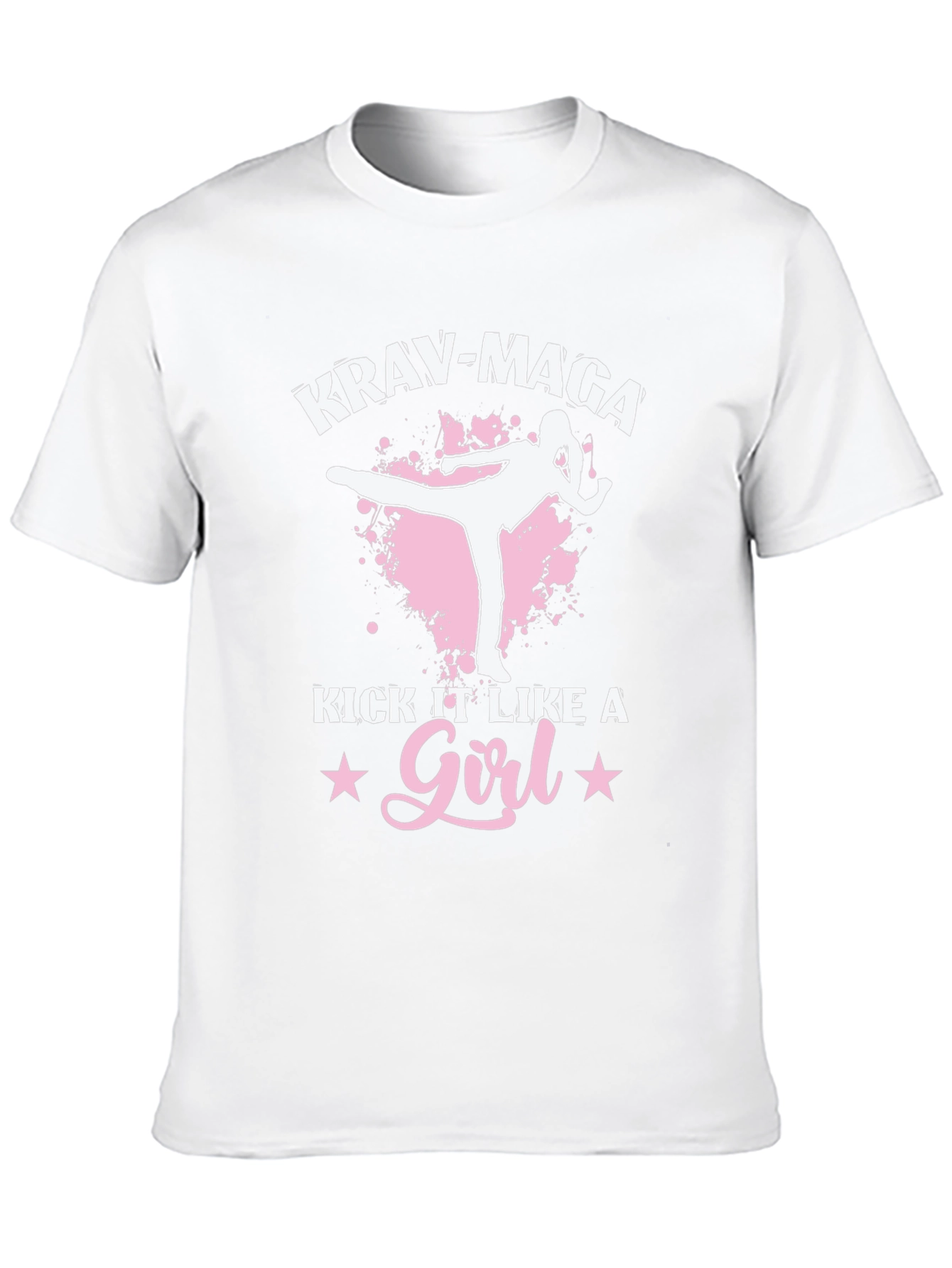 Krav Maga Kick Like A Girl T-Shirt