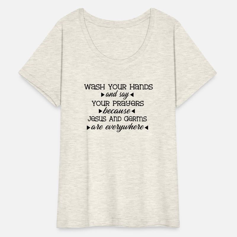 Wash your hands and say