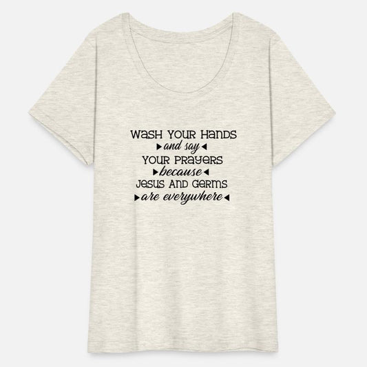 Wash your hands and say