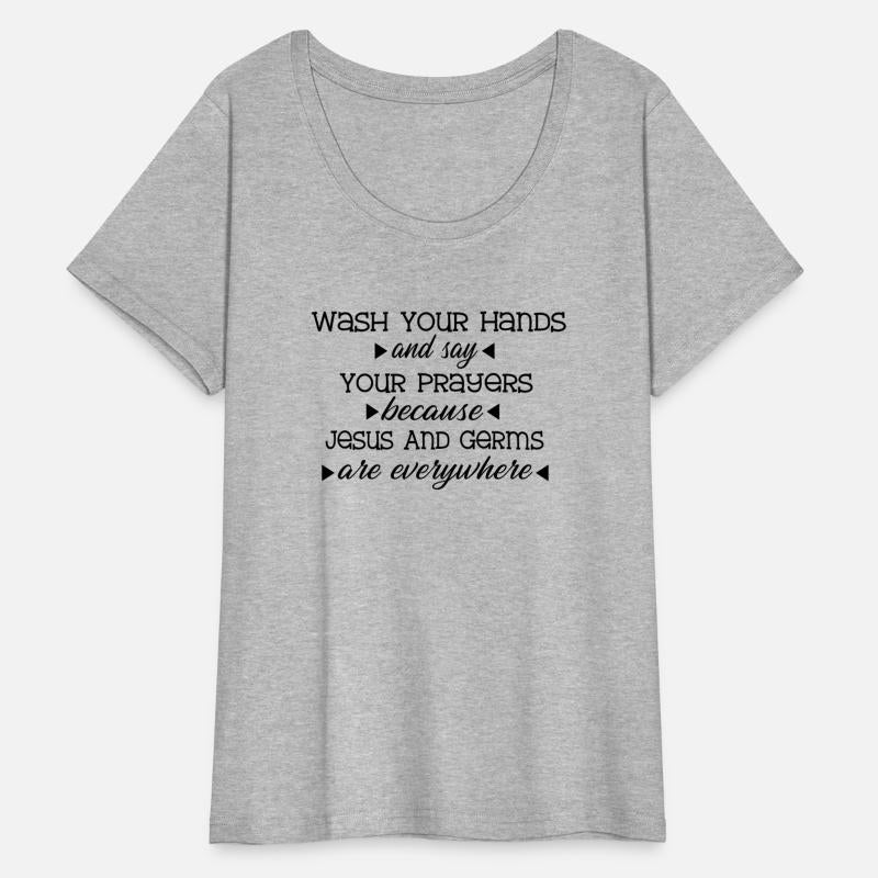 Wash your hands and say