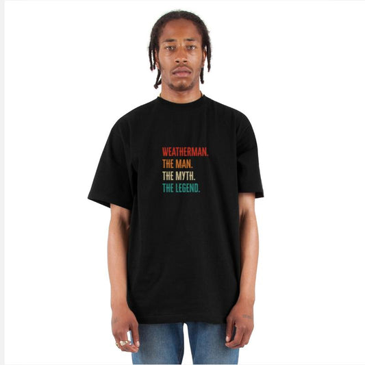 Weatherman The Man Myth Legend Retro Vintage
