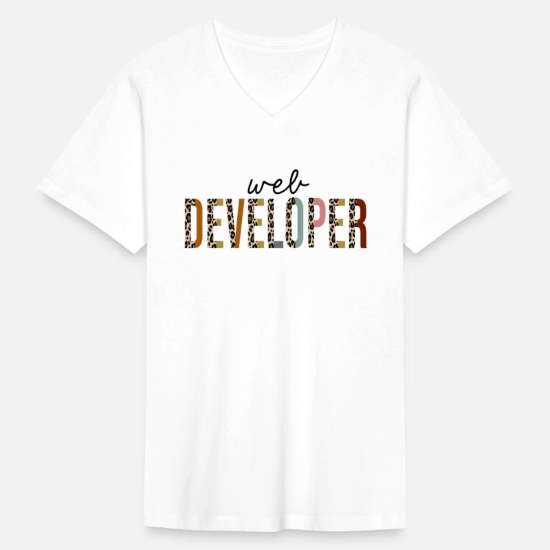 web developer Leopard Print Funny