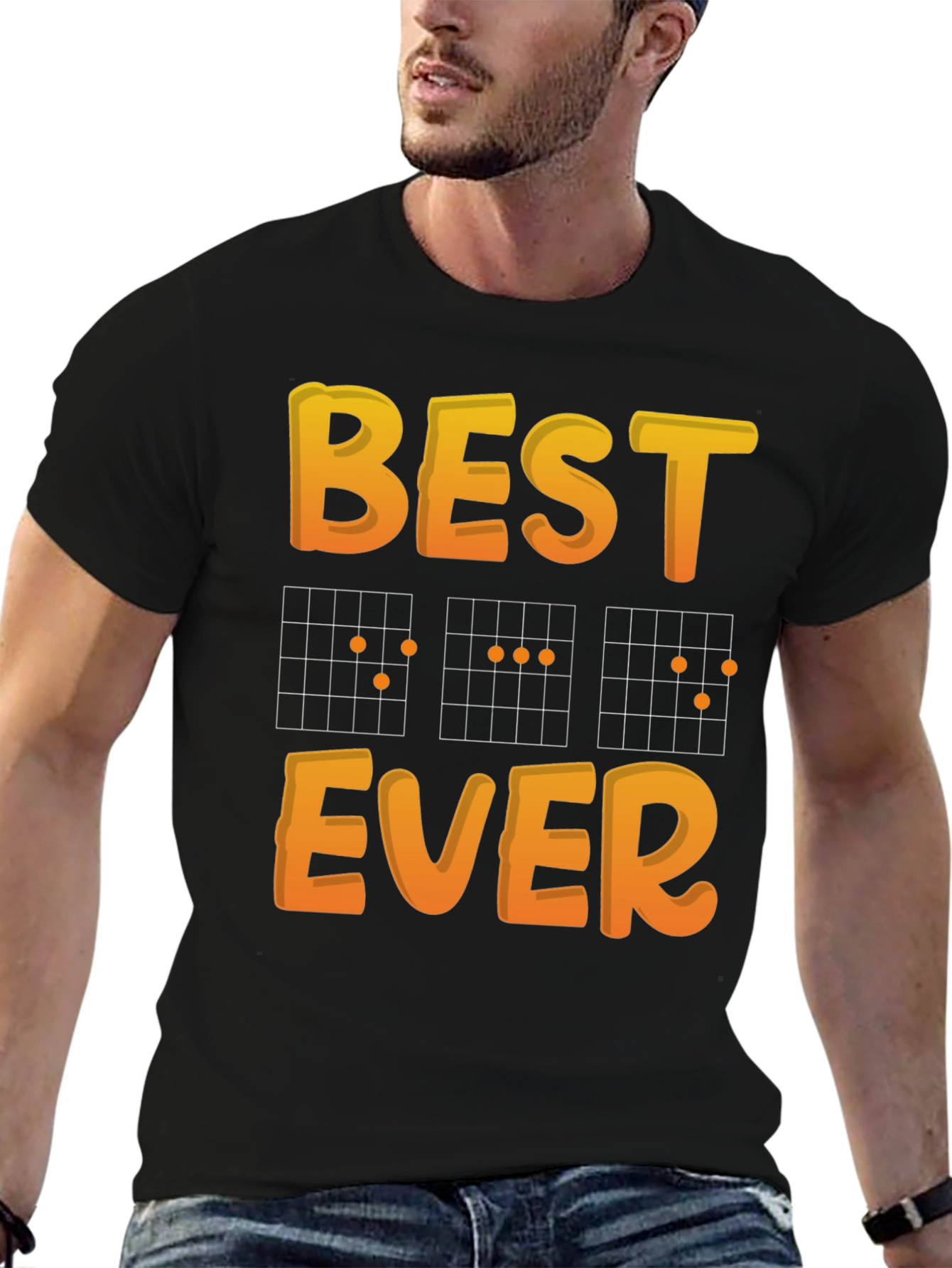 Best Ever Guitar Chords Graphic T-Shirt