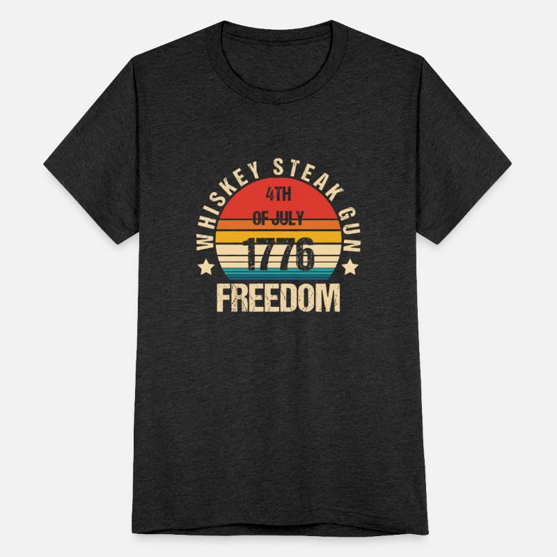 Whiskey Steak Guns and Freedom Patriotic US Flag