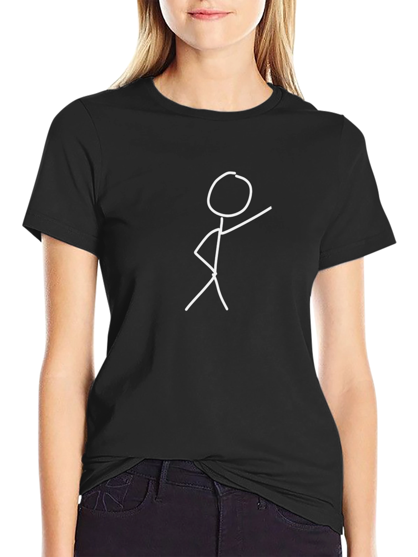 Stick Figure Tee - Funny Graphic T-Shirt