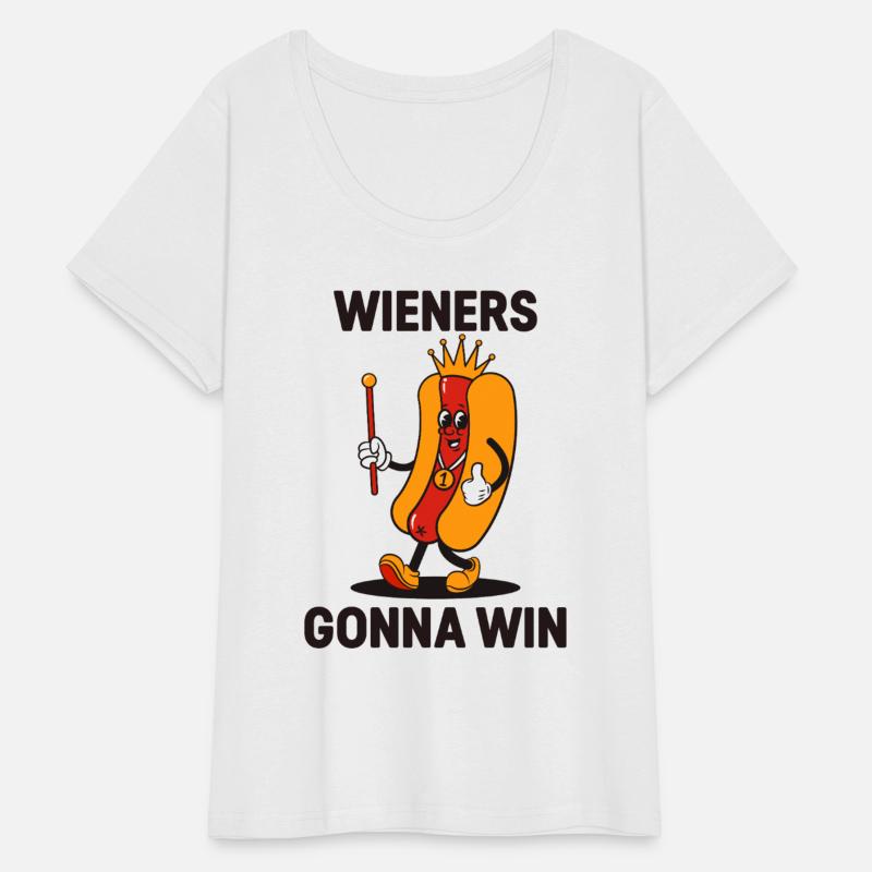 Wieners Gonna Win BBQ Hot Dog Mascot