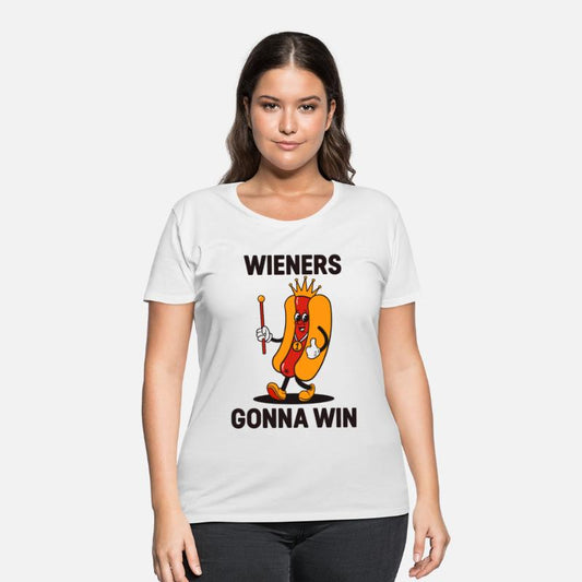Wieners Gonna Win BBQ Hot Dog Mascot