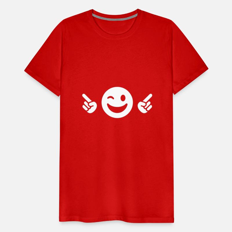 Winking Face Finger Guns | Cool Minimal Tee