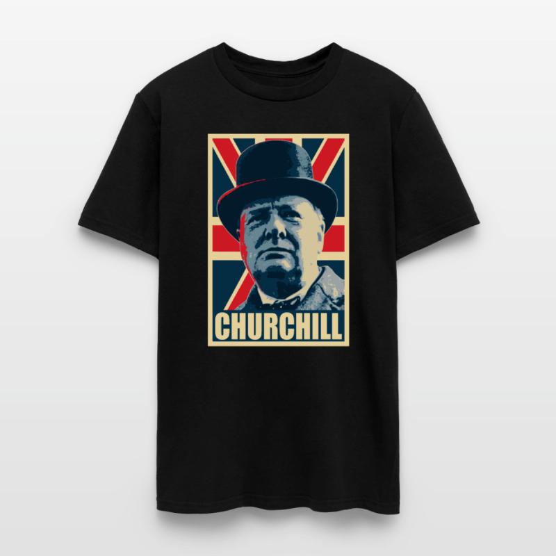 Winston Churhill Union Jack Propaganda Pop Art