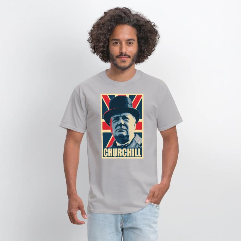 Winston Churhill Union Jack Propaganda Pop Art