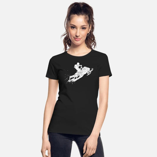 Winter Sports Snowmobile Driver Retro Vintage Gift