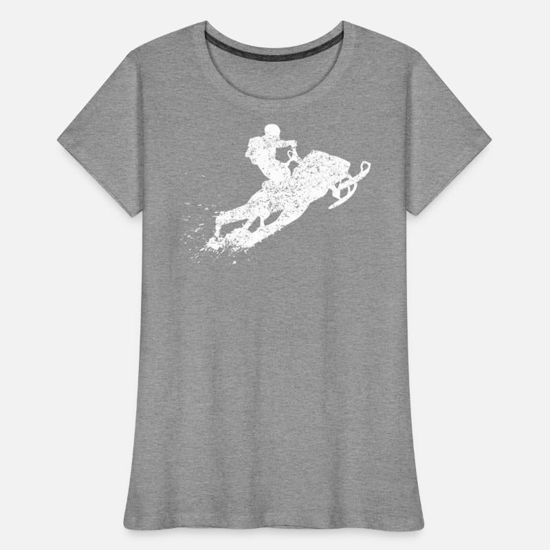 Winter Sports Snowmobile Driver Retro Vintage Gift
