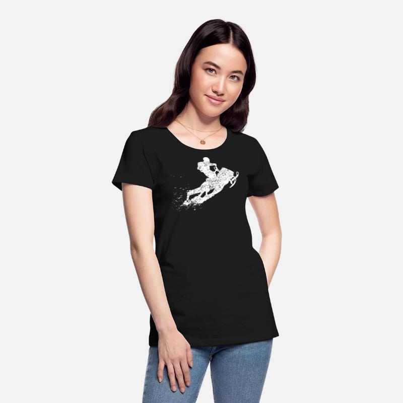 Winter Sports Snowmobile Driver Retro Vintage Gift