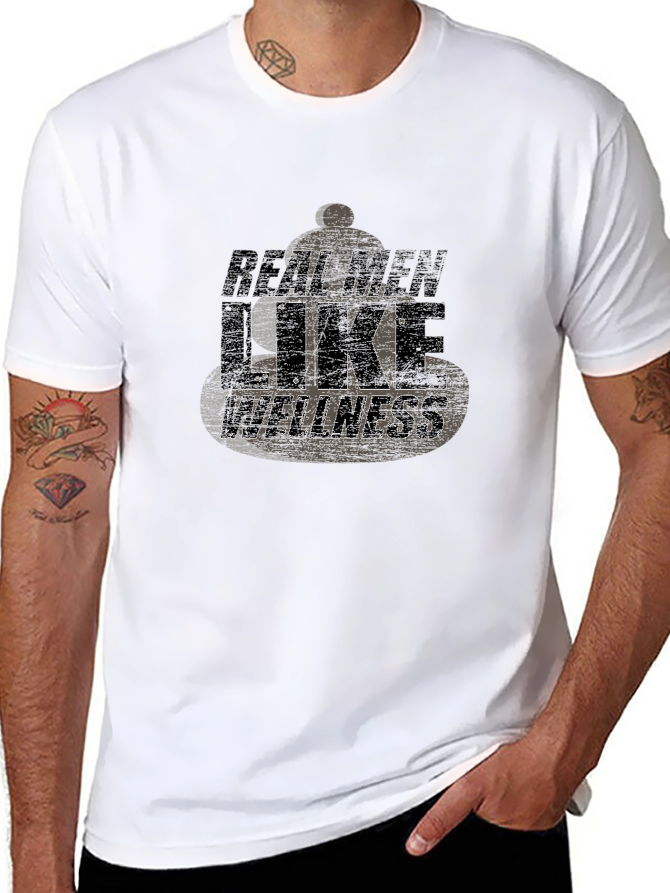 Wellness Lovers Tee - Real Men Like Wellness