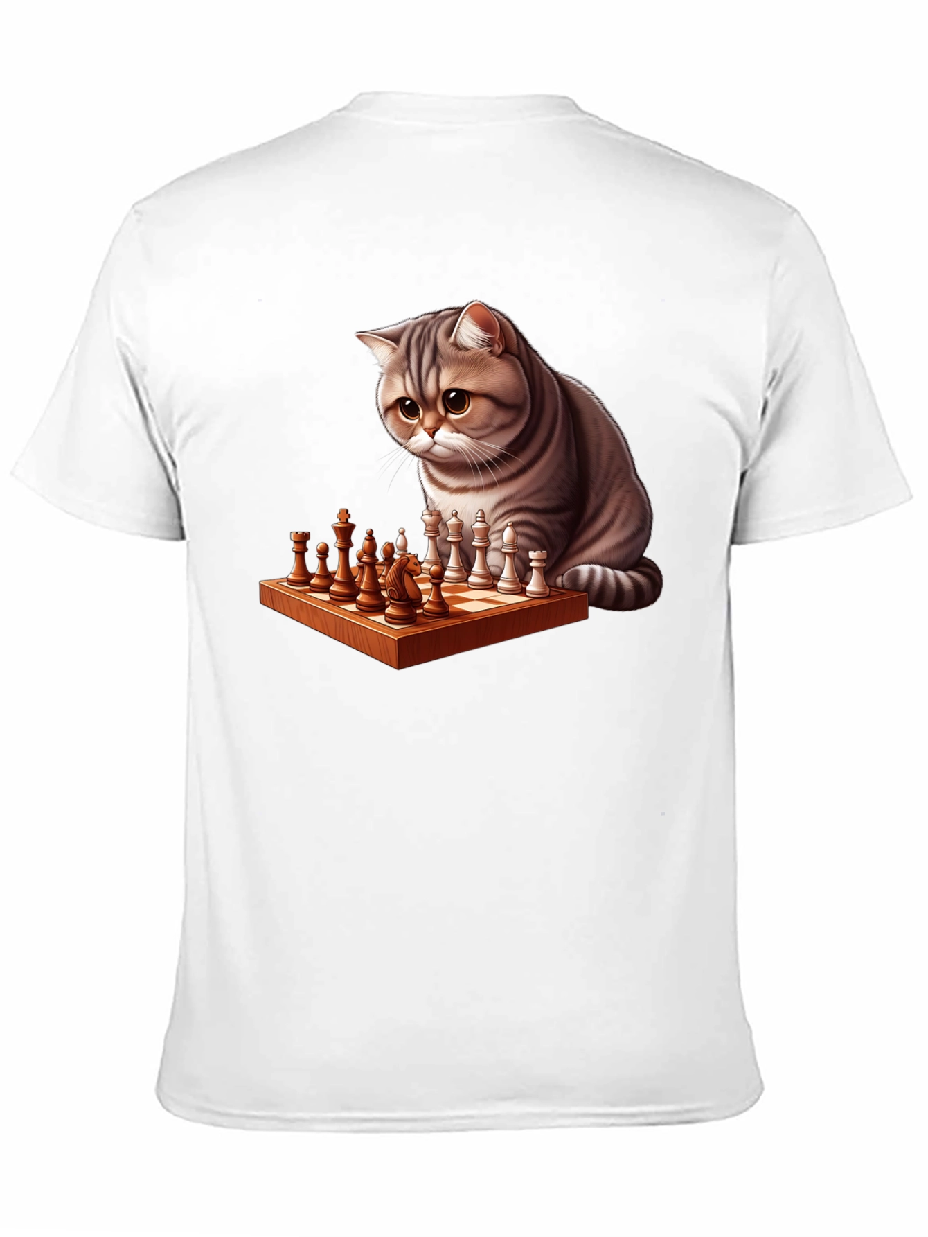 Cat Chess Player T-Shirt