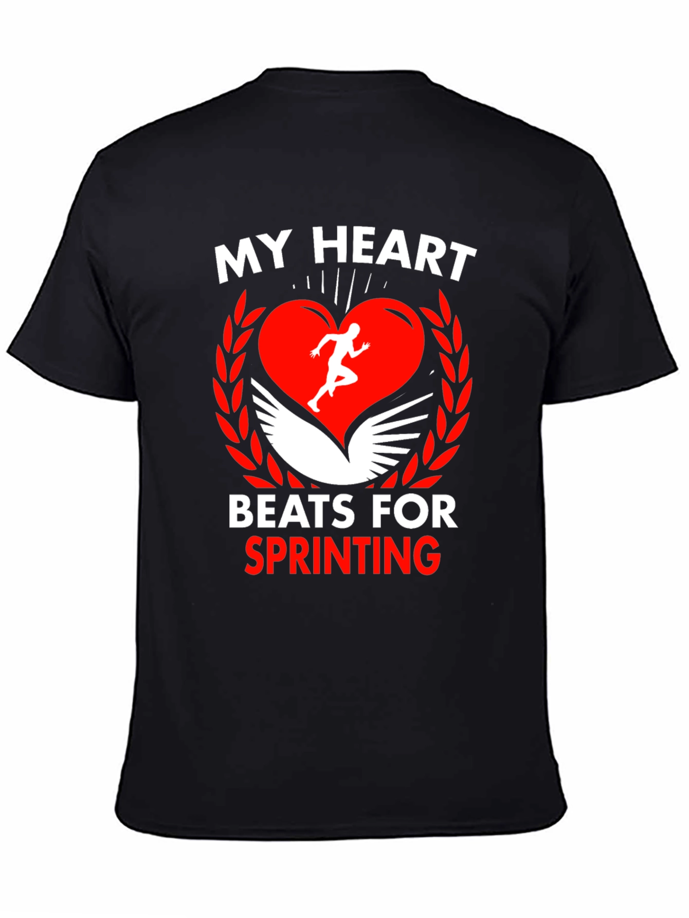 My Heart Beats For Sprinting Graphic Tee