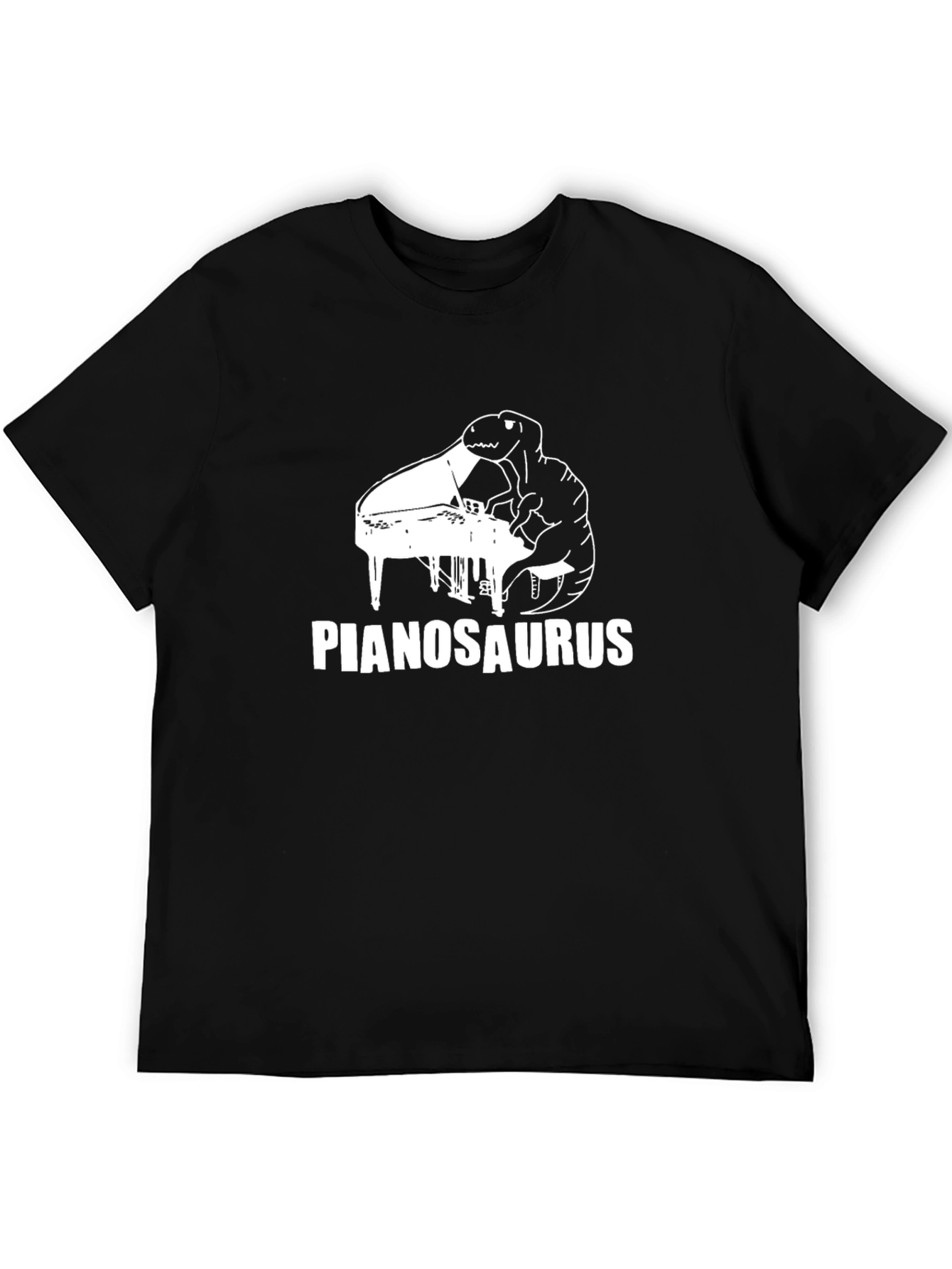 Pianosaurus T-Shirt - Dino Playing Piano