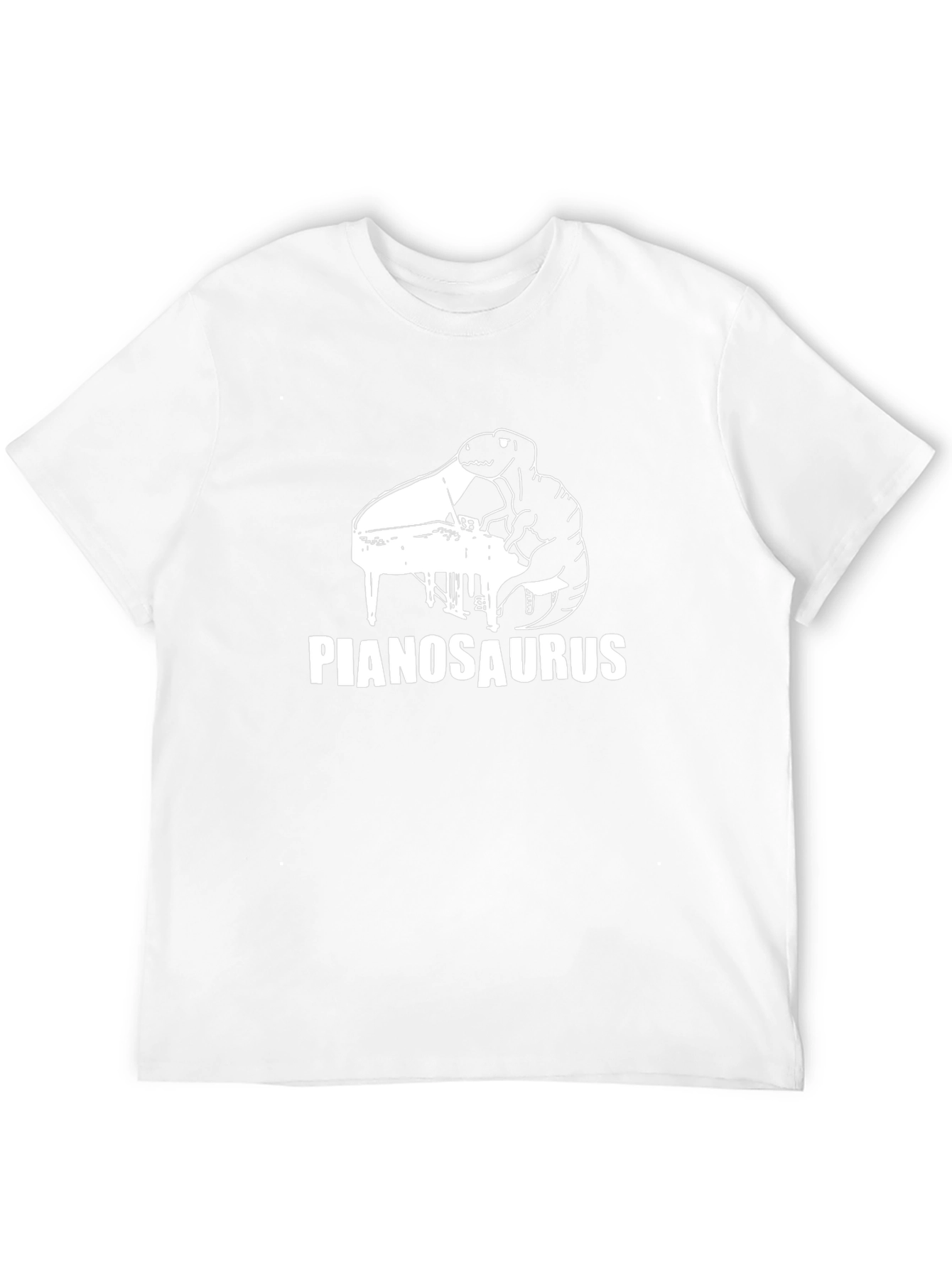 Pianosaurus T-Shirt - Dino Playing Piano