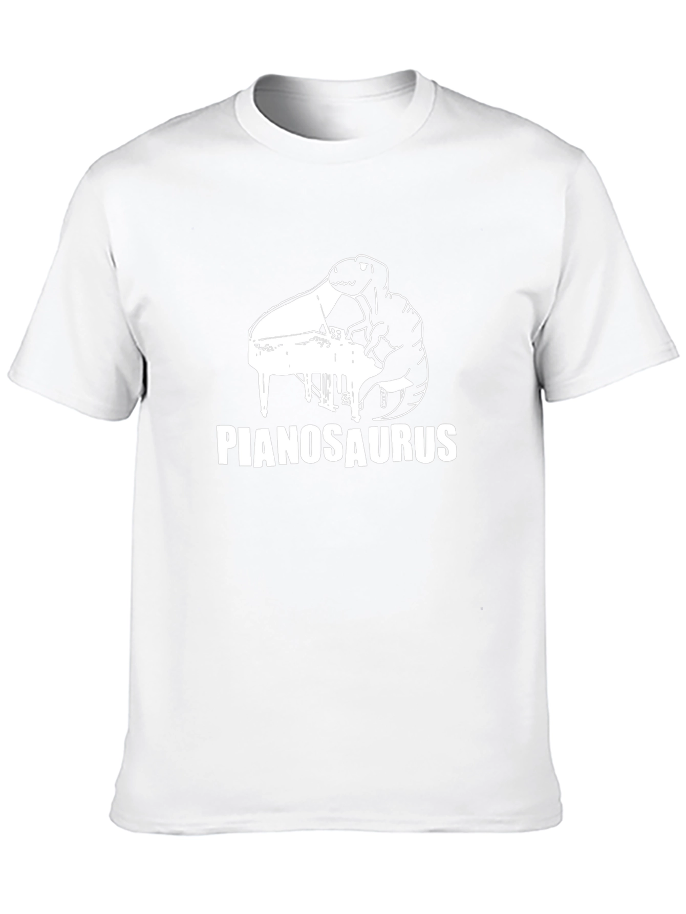 Pianosaurus T-Shirt - Dino Playing Piano