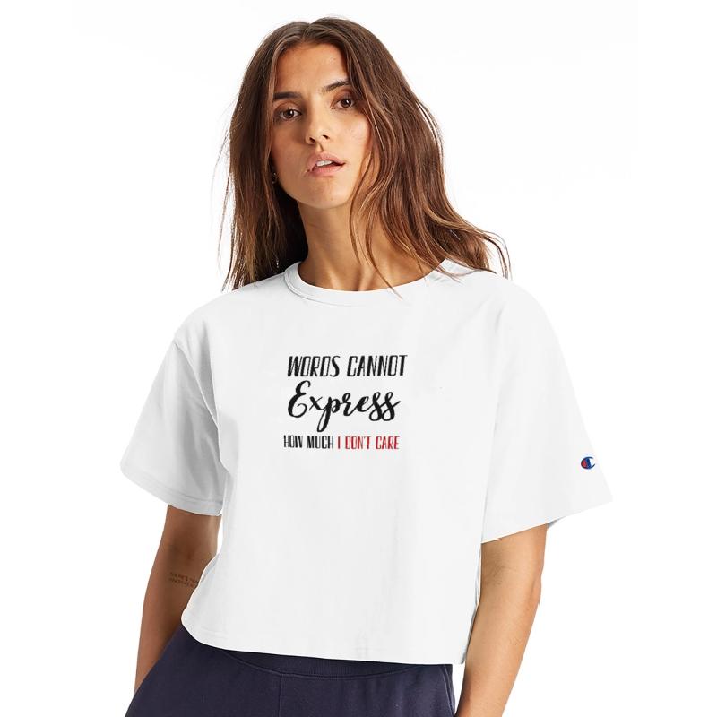 Words Cannot Express How Much I Don't Care