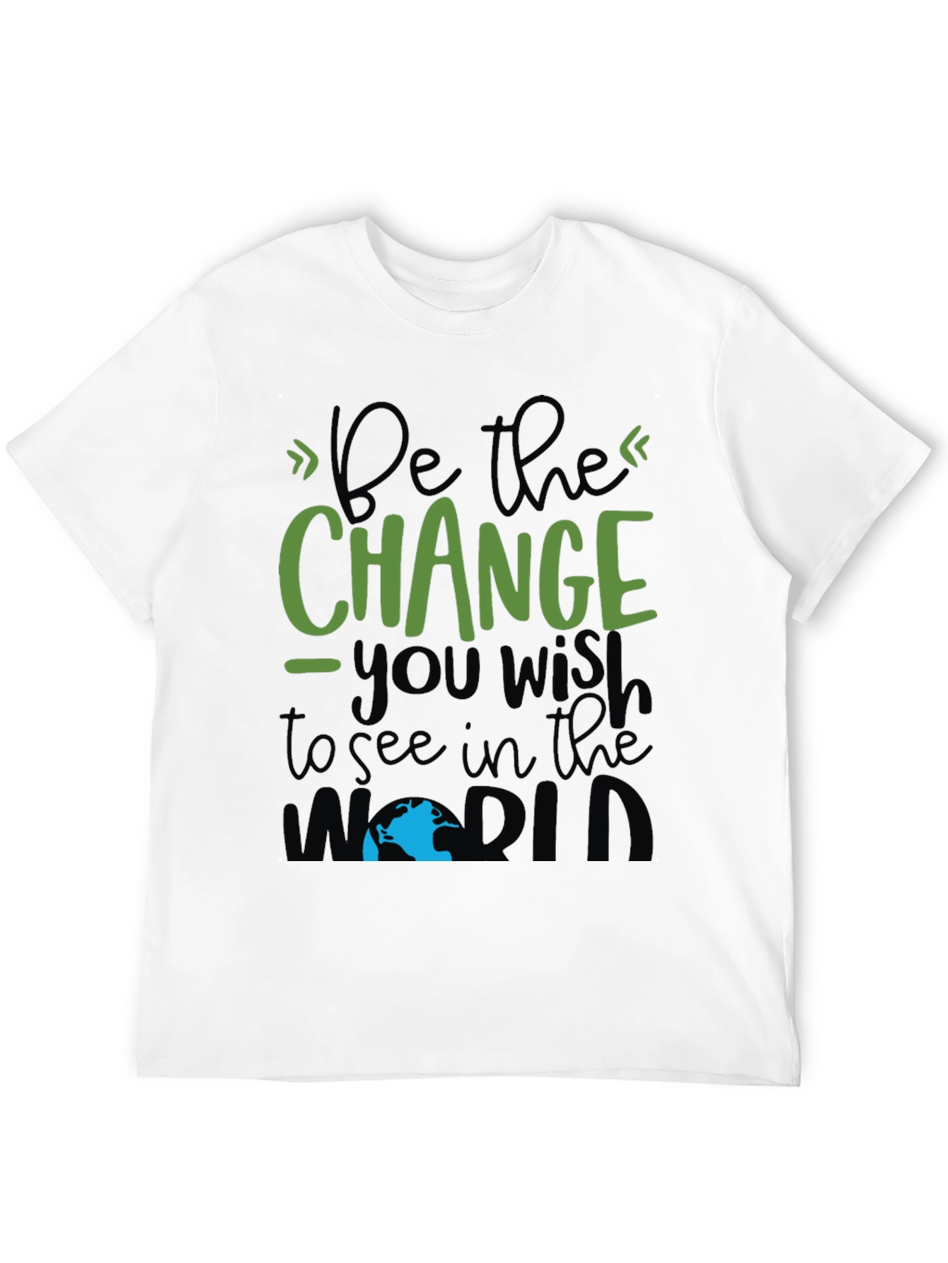 Be The Change T-Shirt - Black