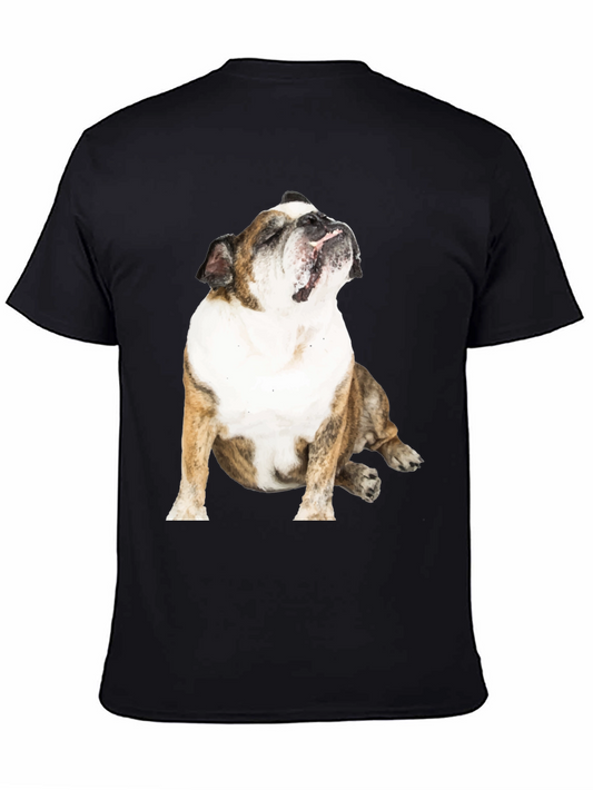 Bulldog Graphic Tee - Mens Black T-Shirt