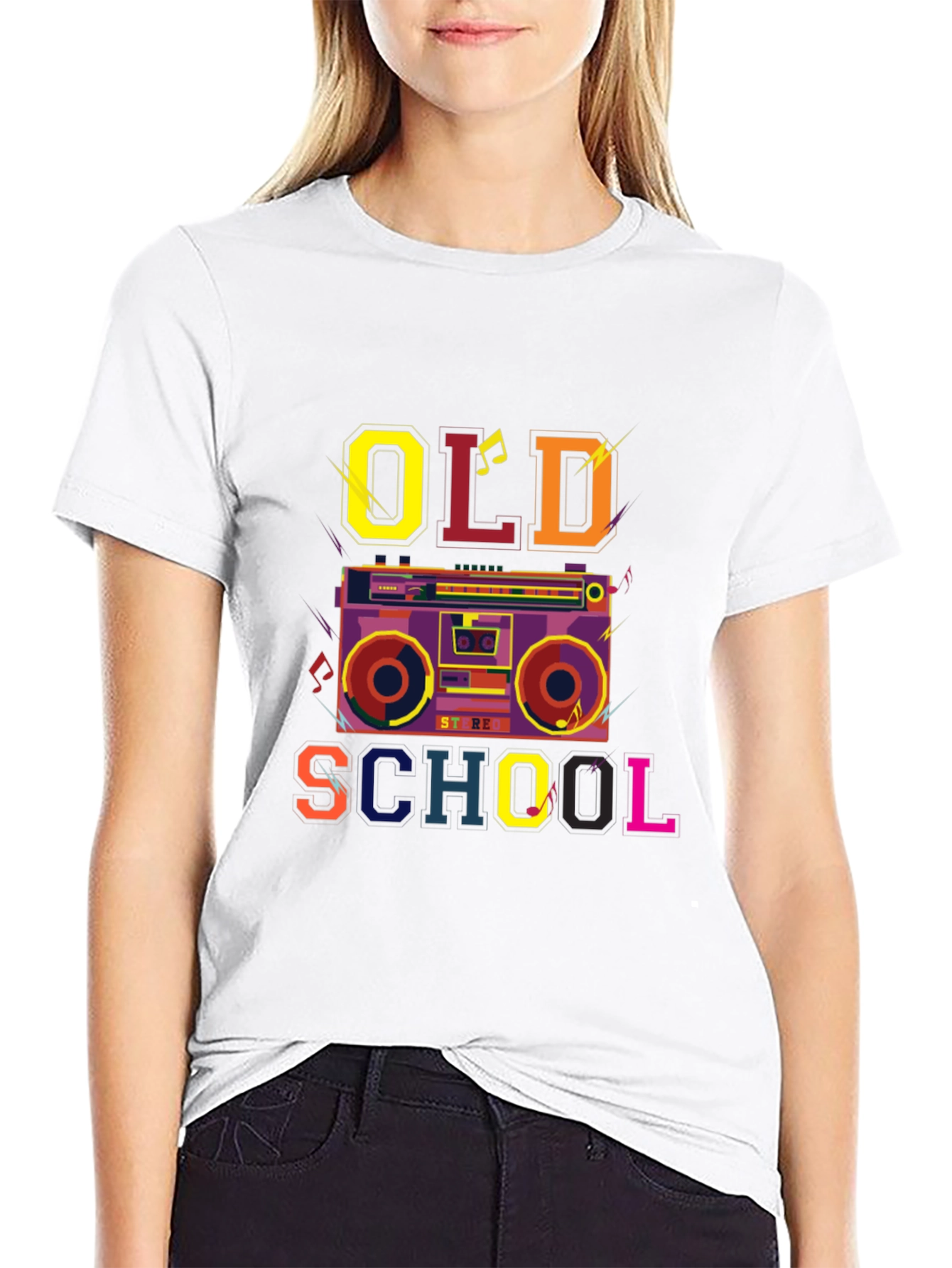 Retro Boombox Old School T-Shirt