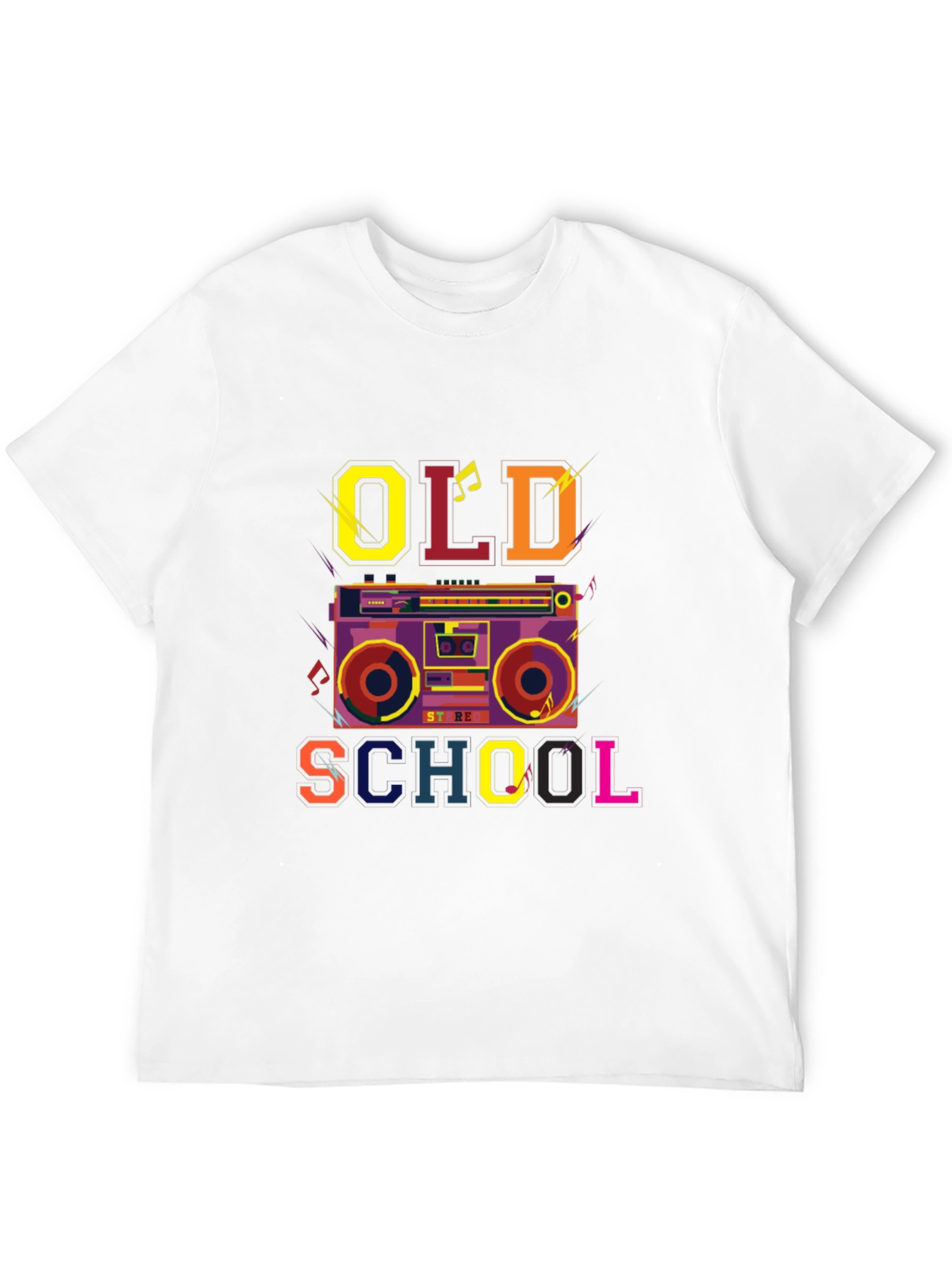 Retro Boombox Old School T-Shirt
