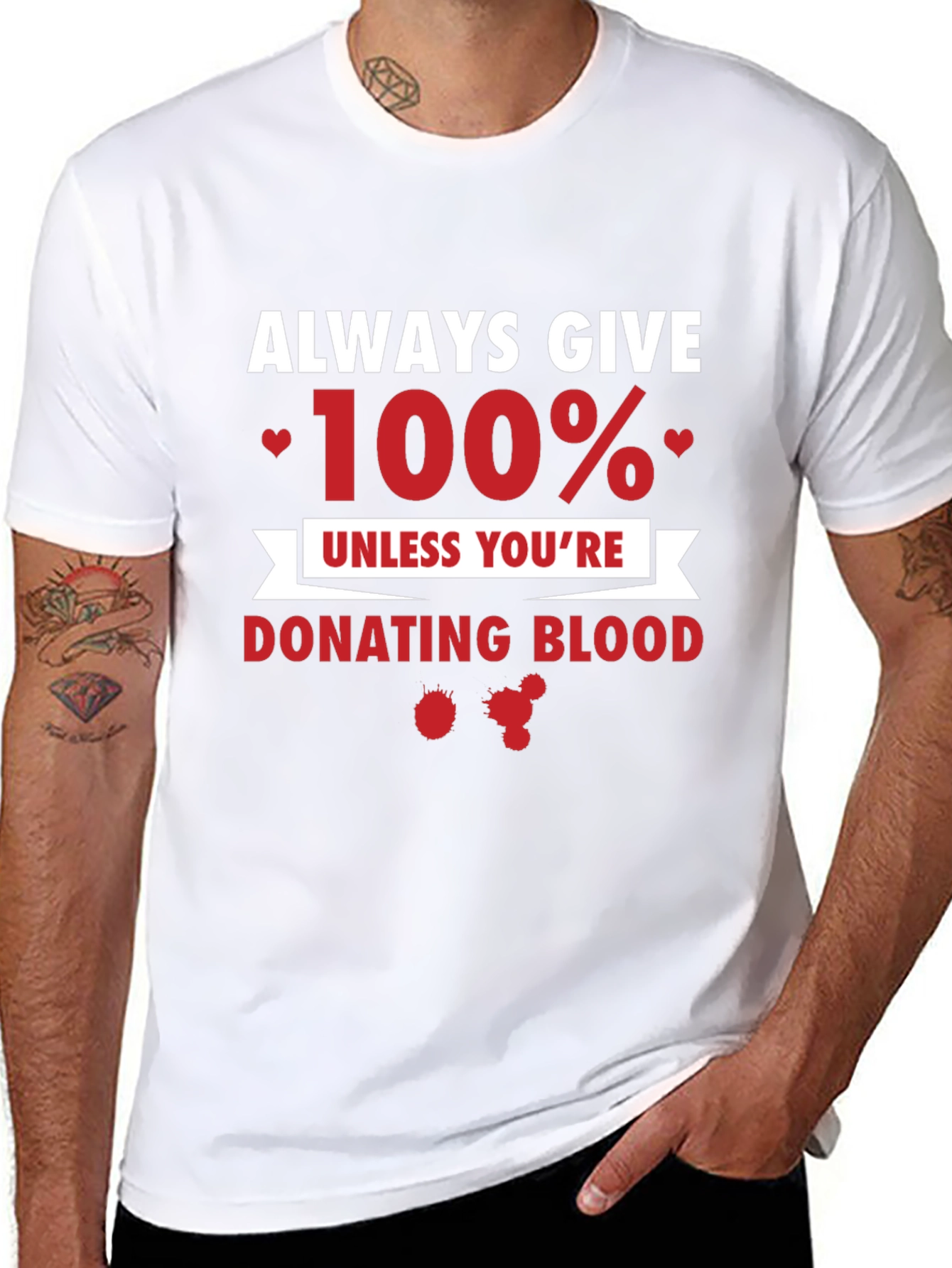 Always Give 100% Funny T-Shirt