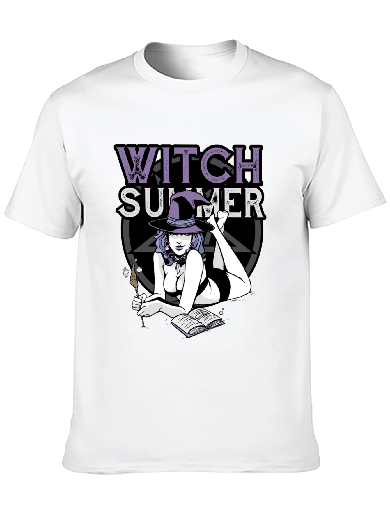 Witch Summer Black T-Shirt